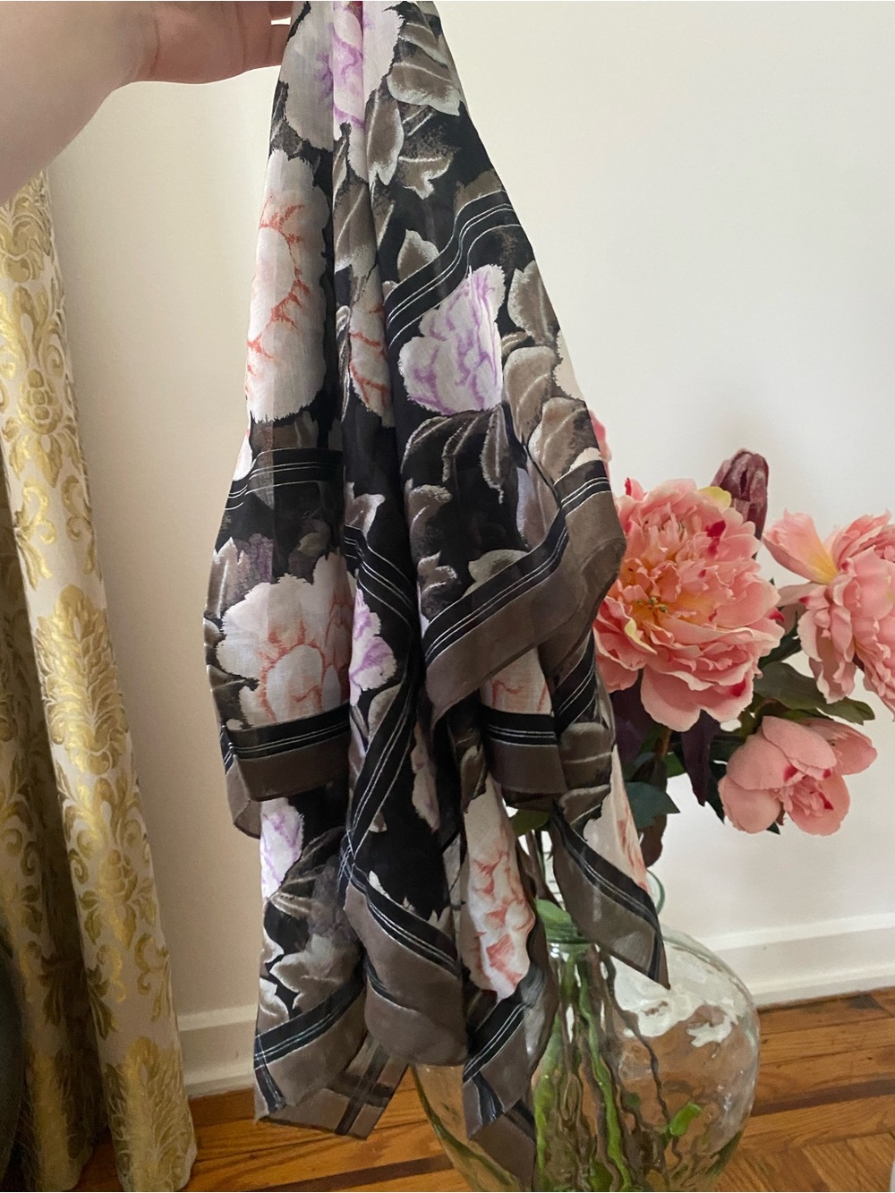 Beautiful Floral Feminine Scarf